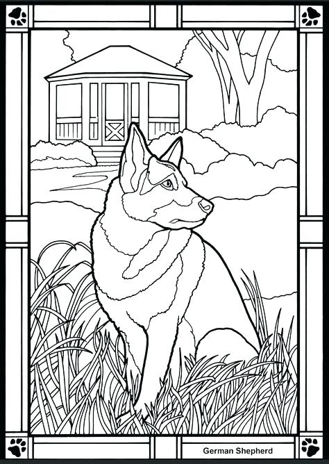 German Shepherd Coloring Book Plus Coloring Pages Great Castles 474x668 German Shepherd Coloring Book Plus Coloring Pages Great Castles