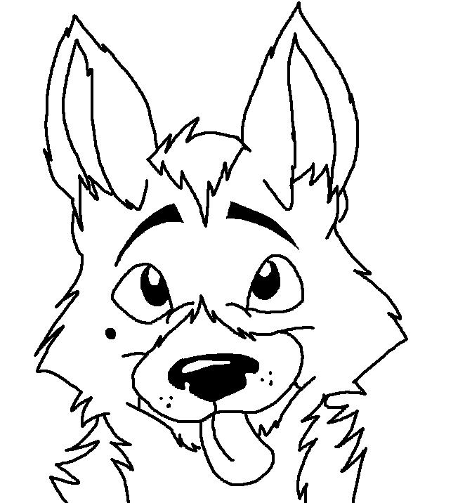 662x716 German S. Pup Coloring Page By Sapphiretigress