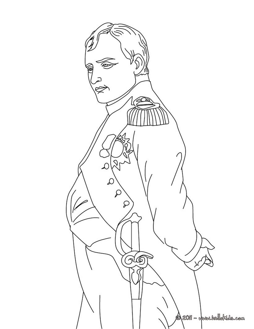 820x1060 Napoleon Coloring Page Cc Cycle 2 Napoleon