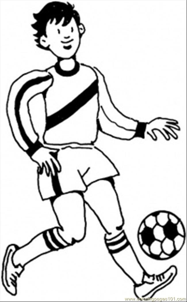 Young German Player Coloring Apge Coloring Page 650x1048 Young German Player Coloring Apge Coloring Page