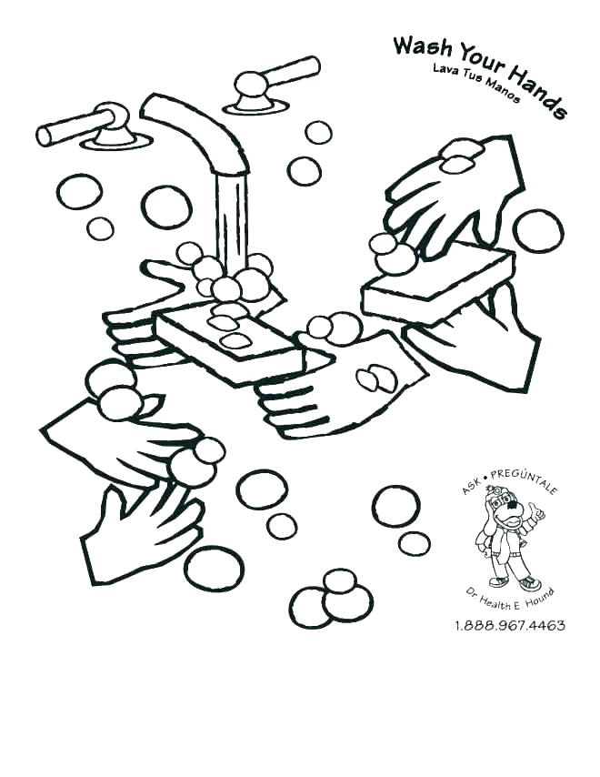 Hand Washing Coloring Pages Coloring Pages Germs Coloring Pages 660x854 Hand Washing Coloring Pages Coloring Pages Germs Coloring Pages