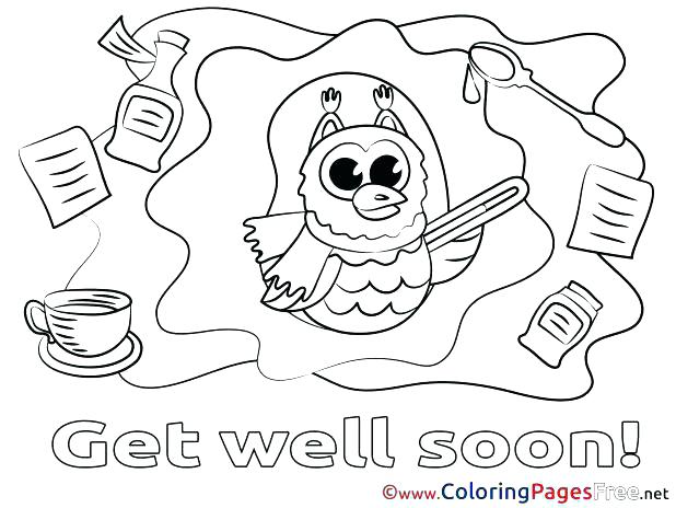 618x464 Get Well Coloring Pages