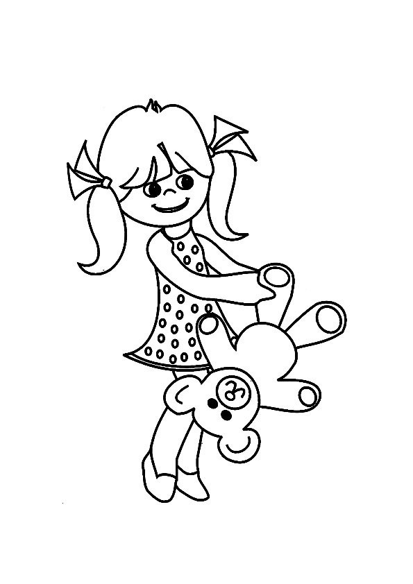 595x842 Awesome Pin Up Girl Coloring Pages Little Girl Coloring Pages