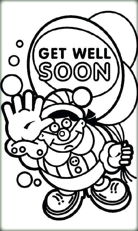 Get Well Soon Printable Coloring Pages Get Well Coloring Cards 457x762 Get Well Soon Printable Coloring Pages Get Well Coloring Cards