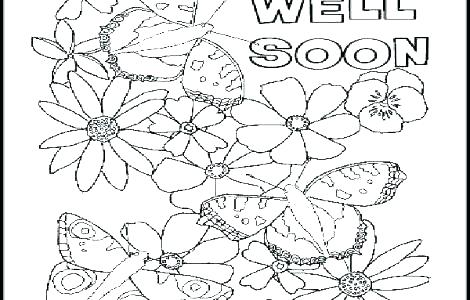 470x300 Get Well Coloring Pages Coloring Pages I Hope You Feel Better Get