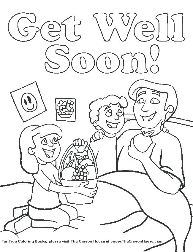650x850 Get Well Soon Coloring Pages 2324153
