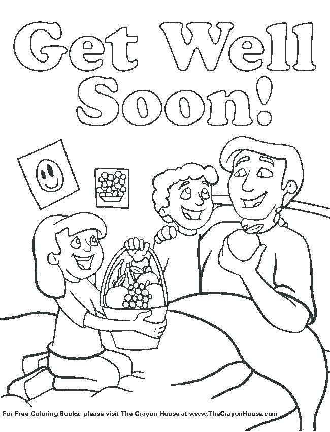 Get Well Soon Coloring Pages For Kids Coloring Pages Free Get Well 650x850 Get Well Soon Coloring Pages For Kids Coloring Pages Free Get Well