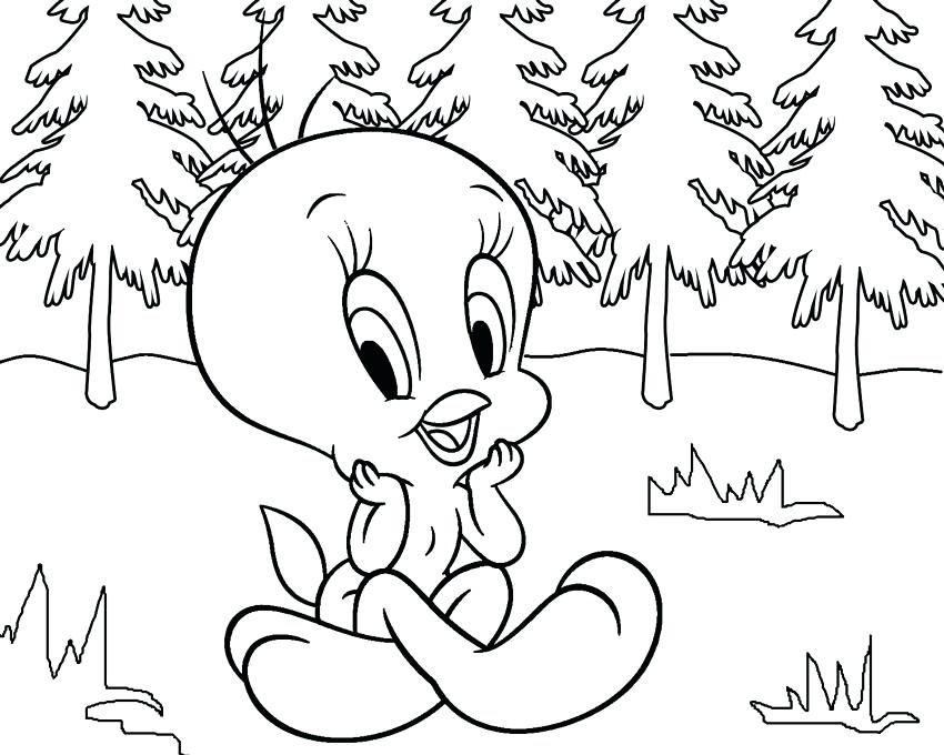 Tweety Bird Coloring Pages Beauteous Tweety Bird Coloring Pages 850x680 Tweety Bird Coloring Pages Beauteous Tweety Bird Coloring Pages