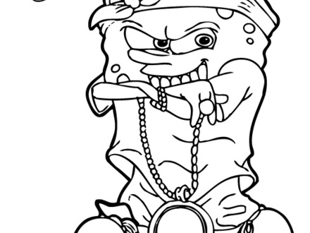 Ghetto Spongebob Coloring Pages at GetColorings.com | Free printable ...