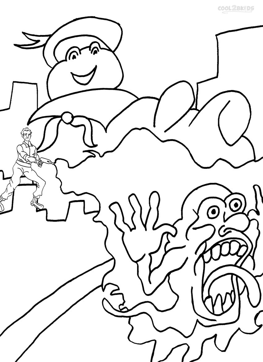 850x1170 Ghostbusters Coloring Pages