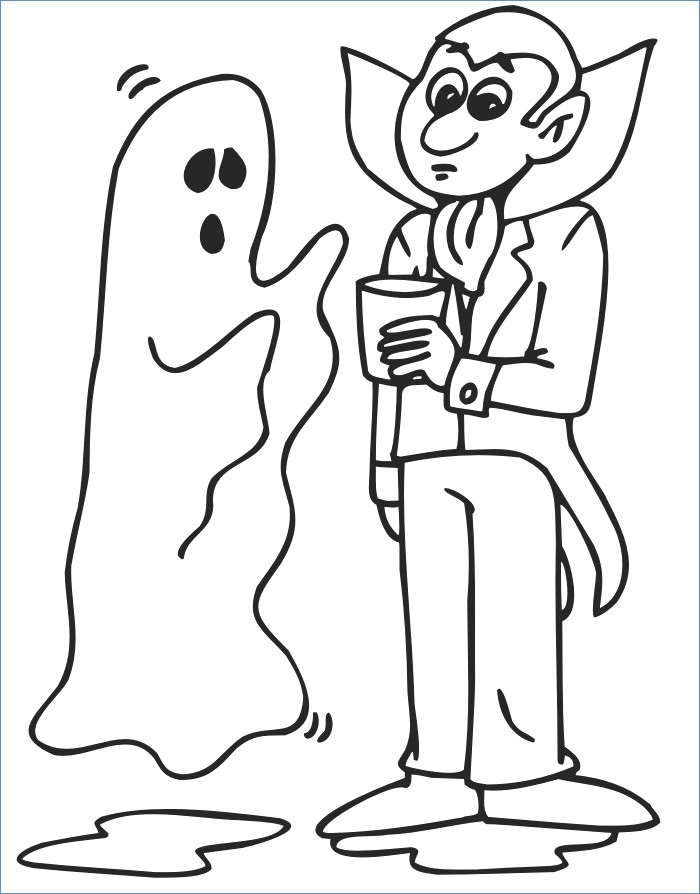 Free Halloween Coloring Pages Ghost 700x894 Free Halloween Coloring Pages Ghost