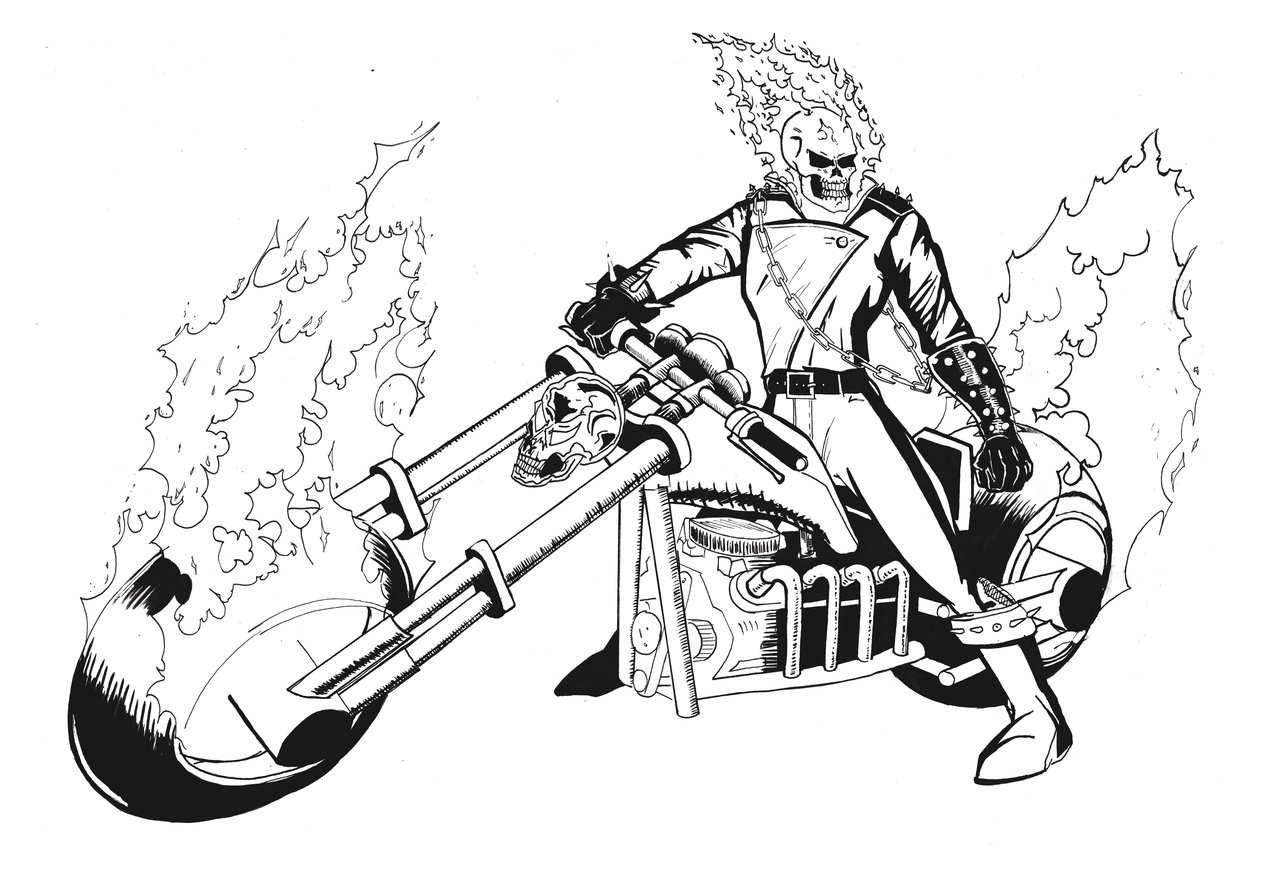Ghost Rider Coloring Pages Printable Coloring Pages For Kids 1280x891 Ghost Rider Coloring Pages Printable Coloring Pages For Kids