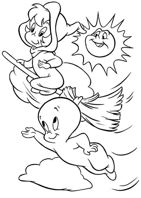 Ghost Coloring Pages Help Kids To Develop Many Important Skills 589x825 Ghost Coloring Pages Help Kids To Develop Many Important Skills