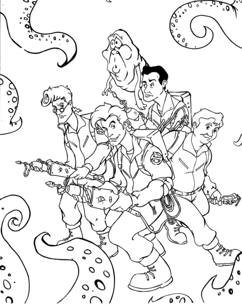 812x1024 Awesome Ghostbusters Coloring Page Coloring Pages Free Coloring