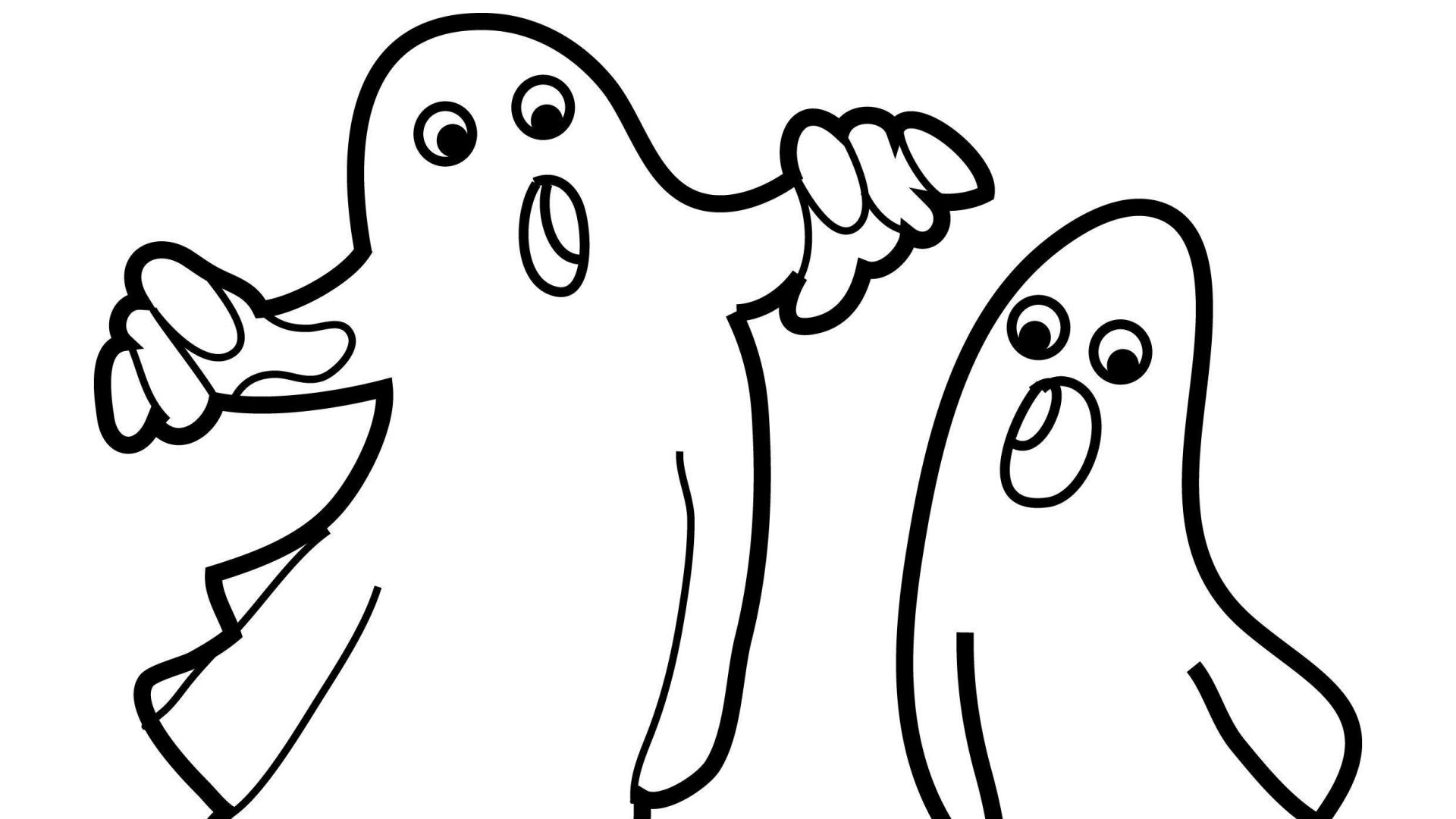 Coloring Pages Of Ghosts Collection 1920x1080 Coloring Pages Of Ghosts Collection