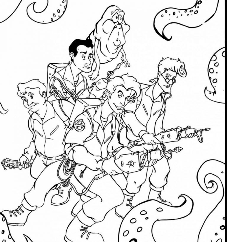 Ghostbusters Color Pages New Real Coloring Free Printable Cartoons 768x818 Ghostbusters Color Pages New Real Coloring Free Printable Cartoons