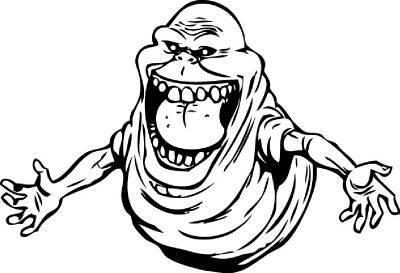 400x273 Slimer Decal Laptop Macbook Mac Pro Air Sticker All Sizes