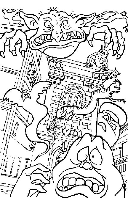 432x666 Ghostbusters Coloring Page Free Download