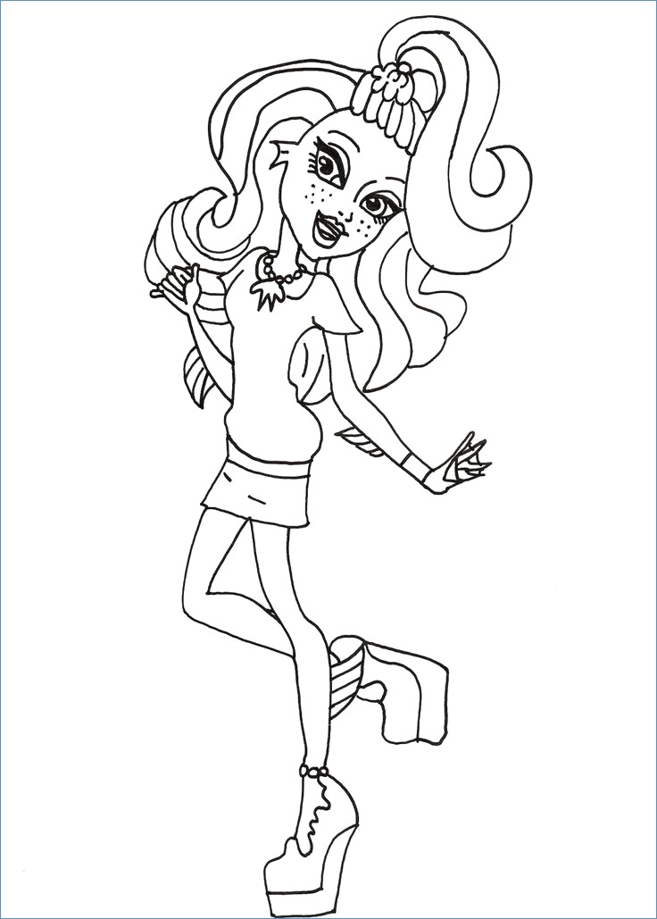 Ghoulia Yelps Coloring Pages
