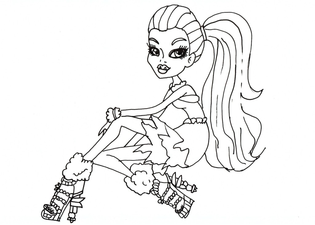 1024x732 Monster High Nefera Coloring Pages And All About Monster High