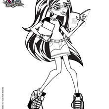 220x220 Cleo Amp Ghoulia Mad Science Coloring Sheet