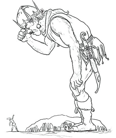 404x480 Giant Coloring Page Jack And The Beanstalk Coloring Pages Click