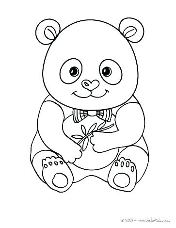 363x470 Giant Panda Coloring Page Coloring Pages Of Pandas Also Coloring