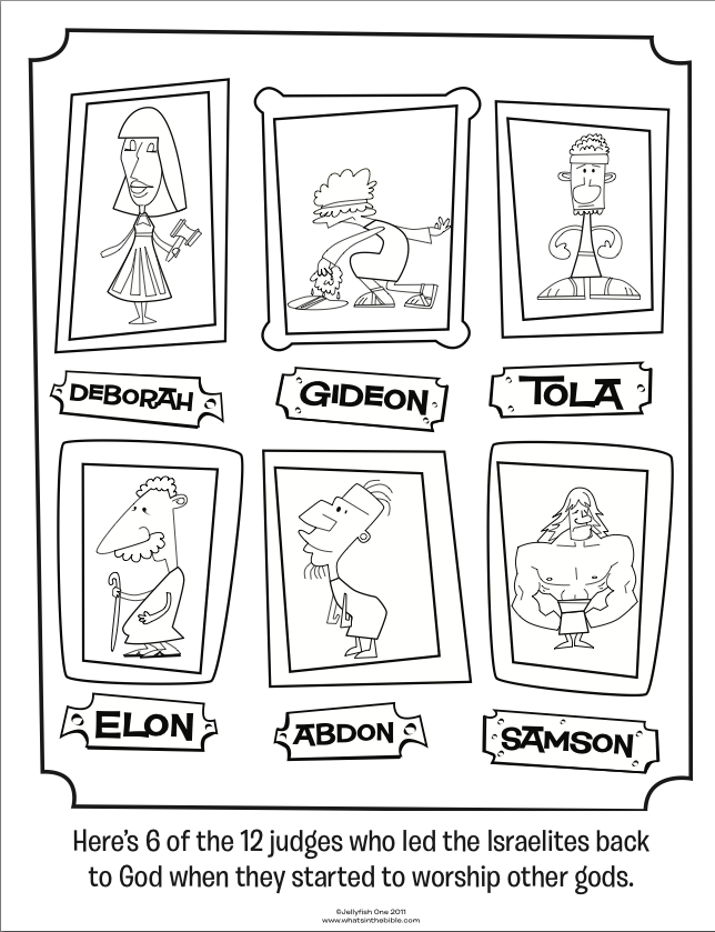 644x839 Judges Coloring Page 2