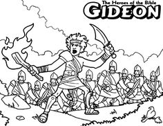 236x182 Free Printable Bible Coloring Page Of Gideon Gideon Coloring