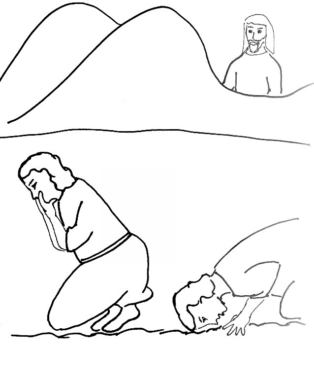 638x775 Bible Story Coloring Page For Gideon Picks His Men Free Bible