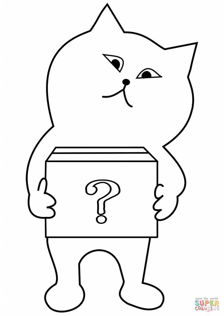 724x1024 Tool Box Coloring Sheet Christmas Pages Lunch Colouring Boxtrolls