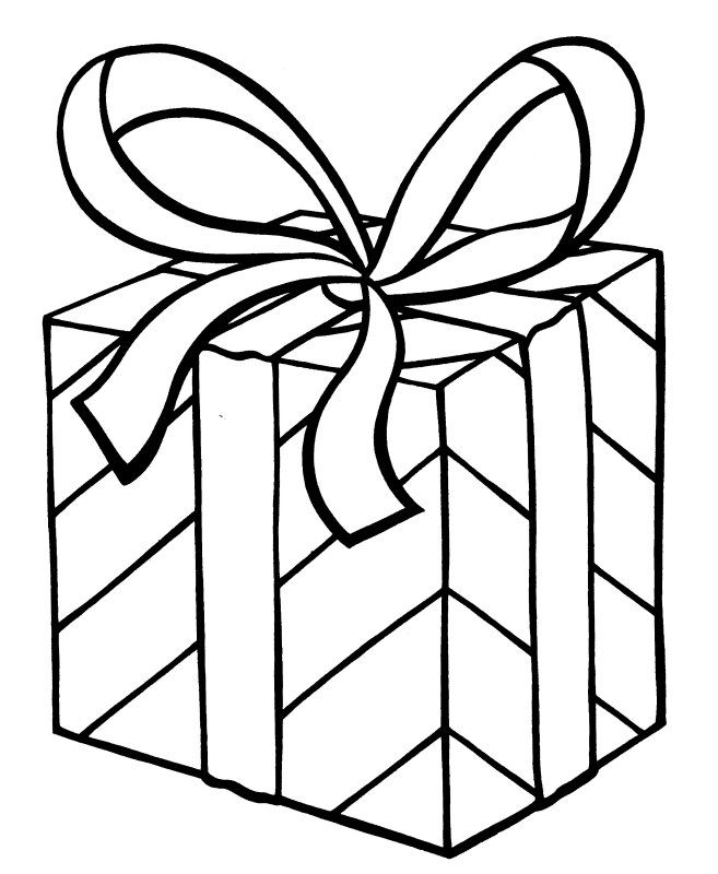 657x800 Christmas Present Coloring Pages