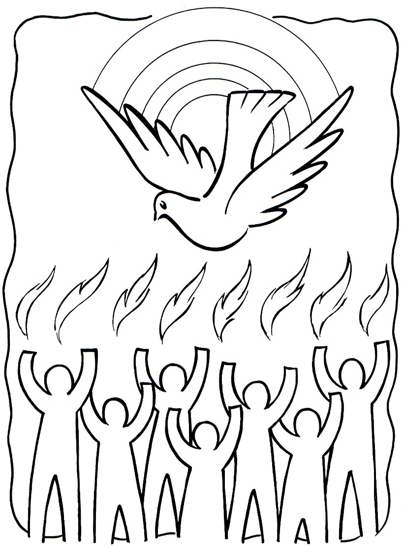 Holy Spirit Coloring Pages Download 821x1110 Holy Spirit Coloring Pages Download