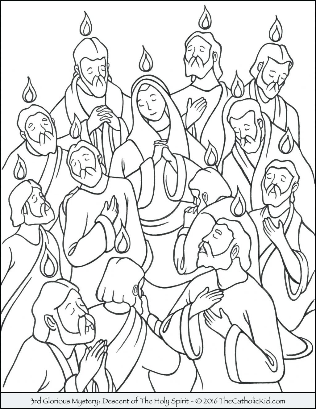 Coloring Page ~ Holy Spirit Coloring Pages Page The Descent 1024x1325 Coloring Page ~ Holy Spirit Coloring Pages Page The Descent