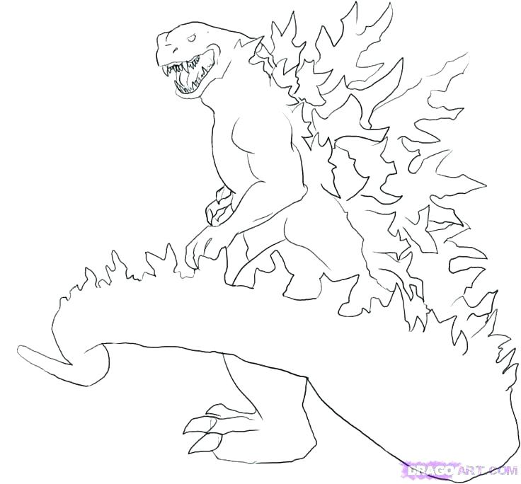 736x684 Godzilla Coloring Page Coloring Pages Firing By Godzilla Vs Gigan