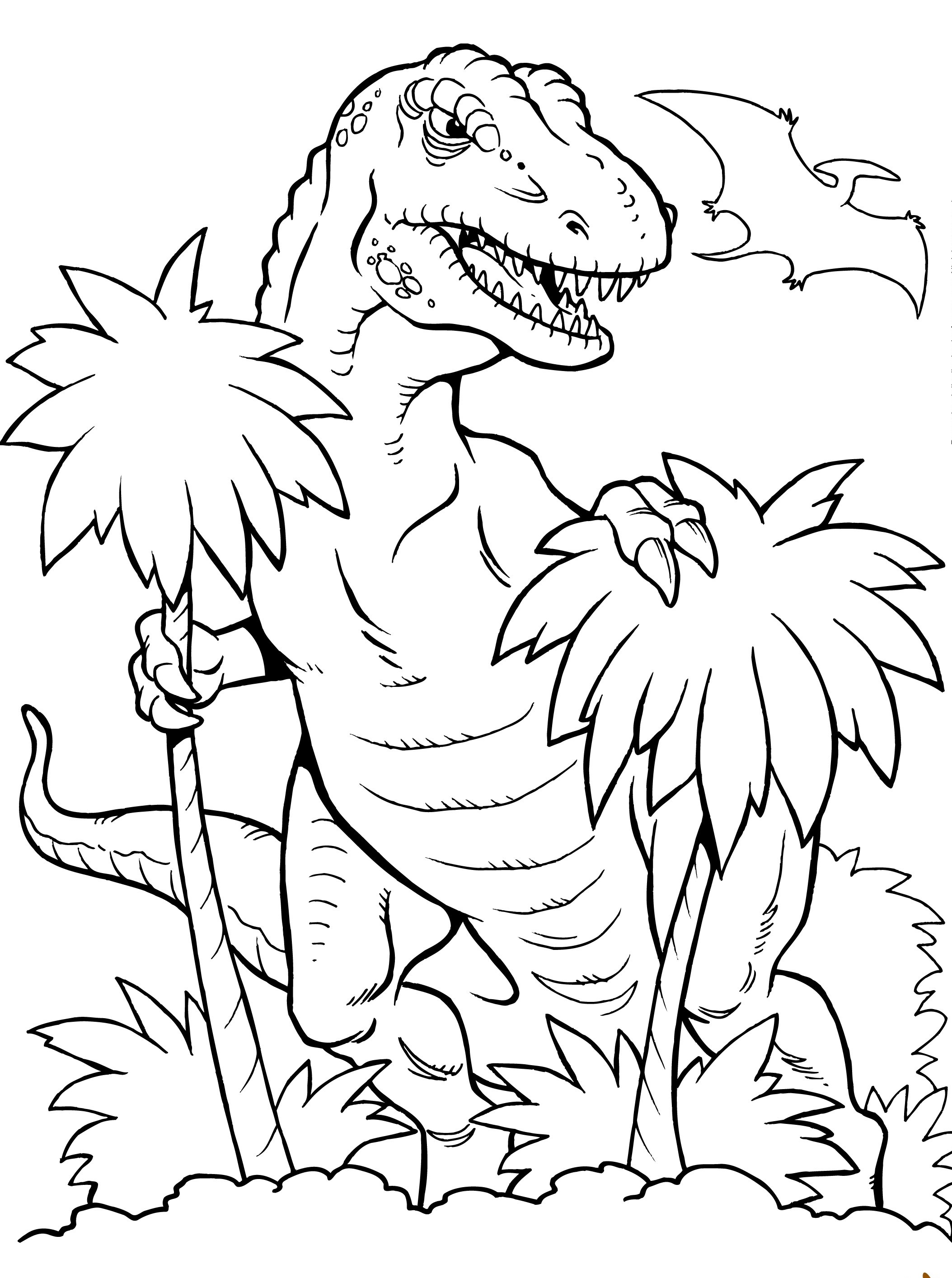 2107x2828 Modern Coloring Pages Dinosaurs Coloring To Tiny Realistic