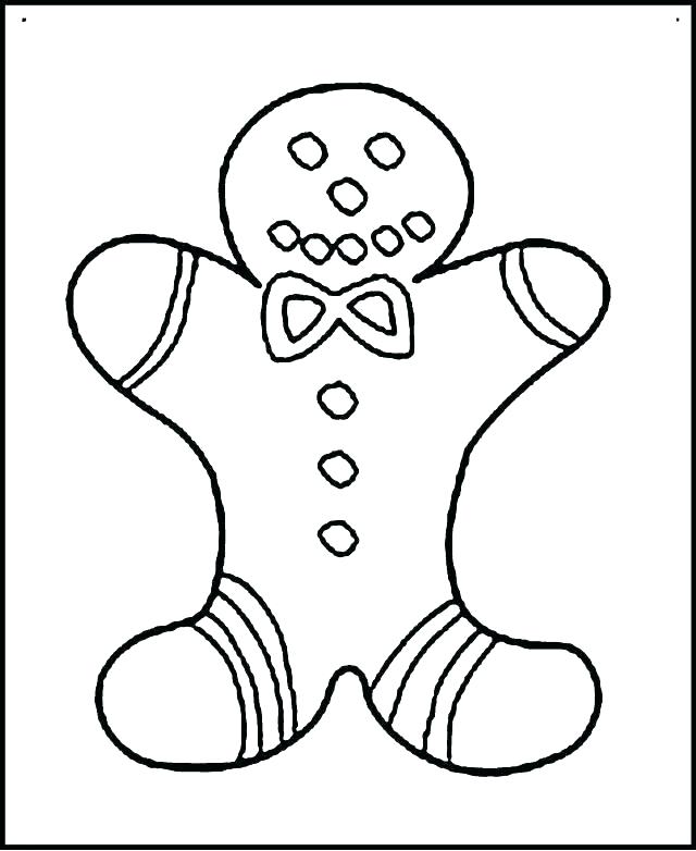 640x782 Gingerbread Man Coloring Pages Printable Gingerbread House
