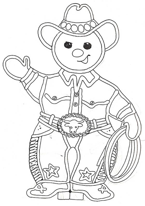 The Gingerbread Cowboy Coloring Page School 600x851 The Gingerbread Cowboy Coloring Page School