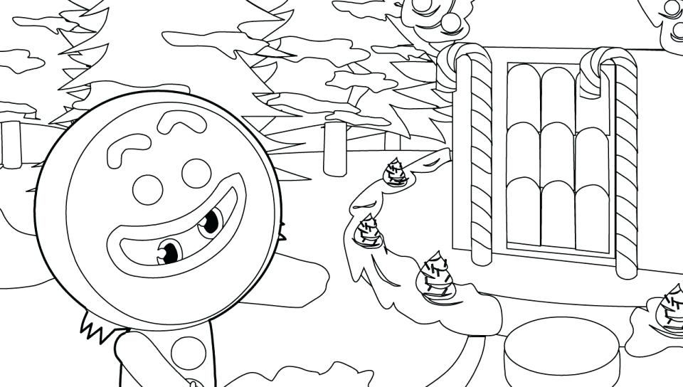 Gingerbread House Coloring Pages To Print 960x544 Gingerbread House Coloring Pages To Print