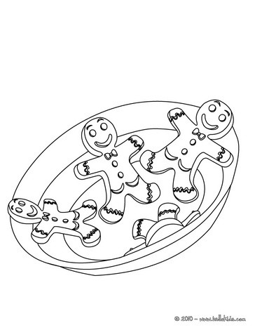Gingerbread Man Coloring Pages 364x470 Gingerbread Man Coloring Pages