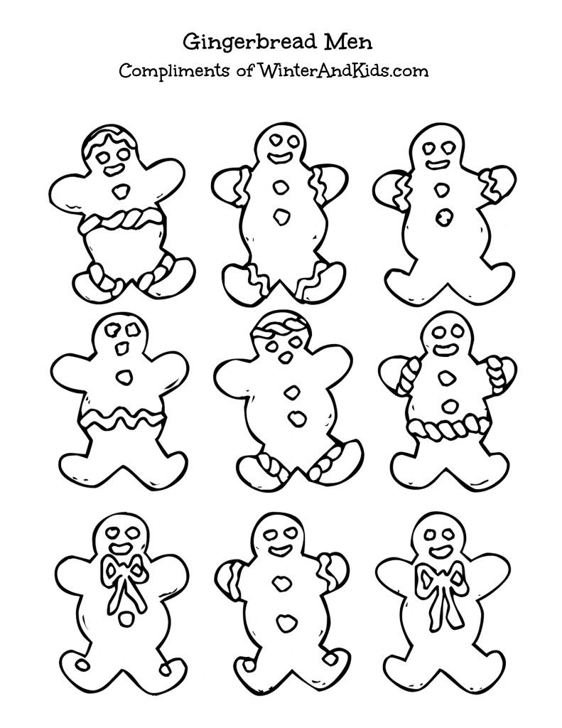 Gingerbread Family Coloring Pages - Gingerbread Family Coloring Pages 11