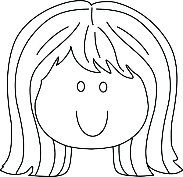 600x582 Gingerbread Girl Coloring Page