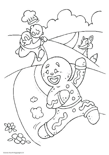 422x597 Gingerbread House Coloring Page Gingerbread Man Coloring Pages