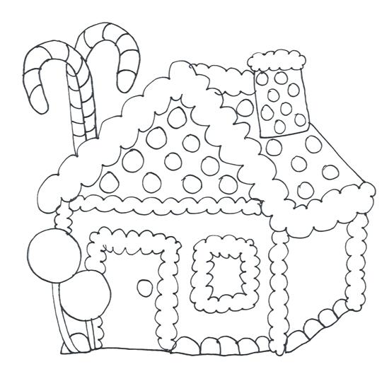 550x539 House Coloring Pages Little House In Houses Coloring Page