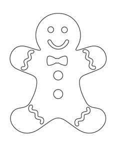 Gingerbread Man And Woman Coloring Pages at GetColorings.com | Free ...