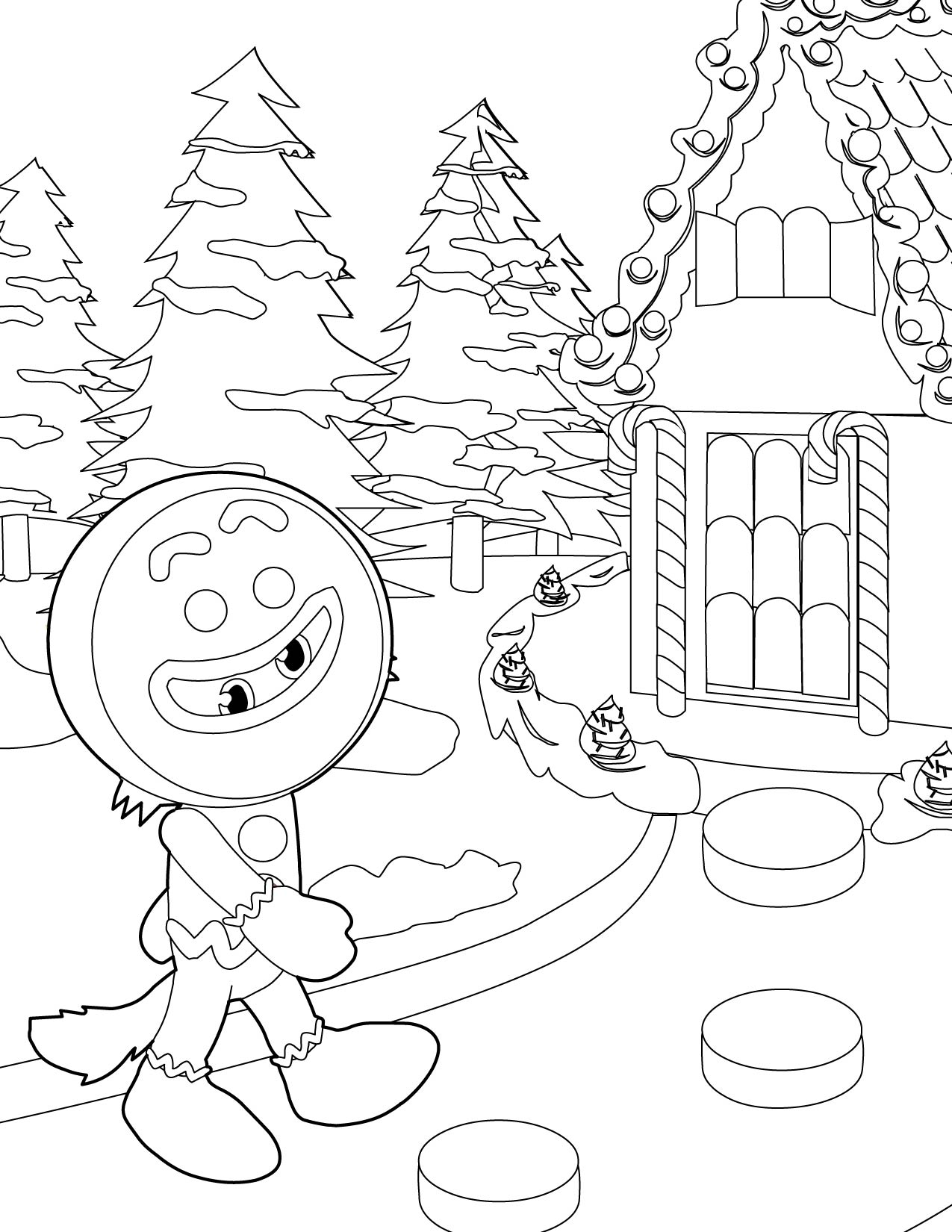 1275x1650 Modest Gingerbread Man Story Coloring Pages Beautiful Printable By