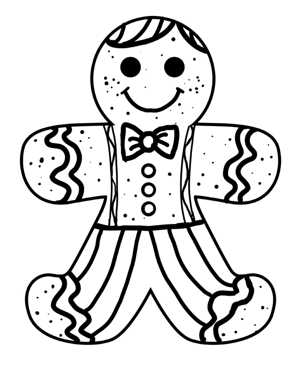 612x792 Gingerbread Man Coloring Pages Trendy Idea Gingerbread Man