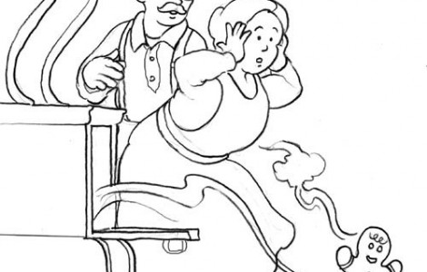 Gingerbread Man Coloring Pages Story