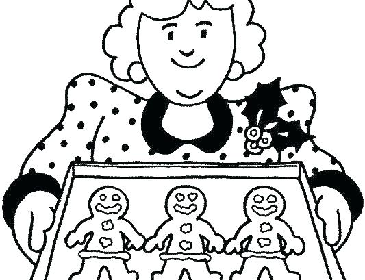 533x409 Gingerbread Man Coloring Sheets S Christmas Gingerbread Man
