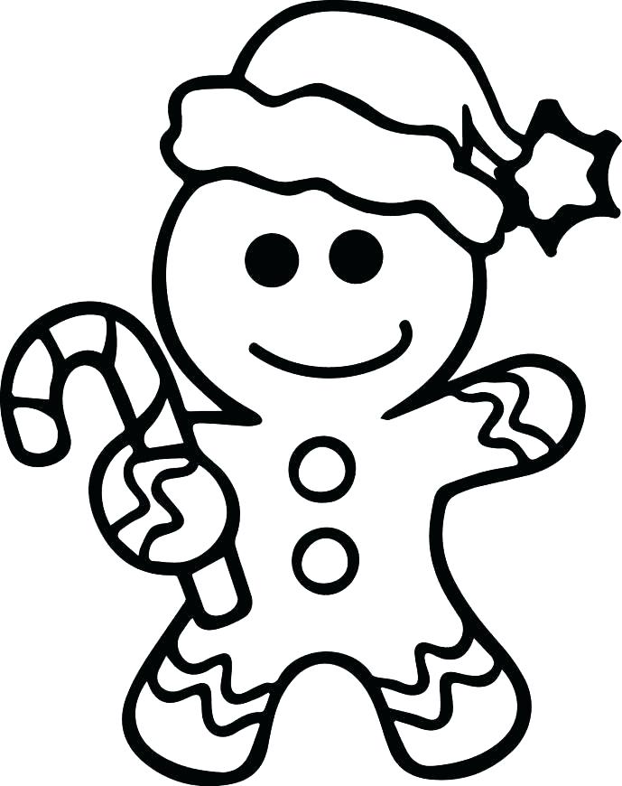 689x870 Coloring Pages Of Gingerbread Man